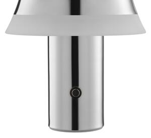 Brilliant - LED dotyková stmievateľná nabíjateľná stolná lampa KINICH LED/2,5W/5V 2700K lesklý chróm