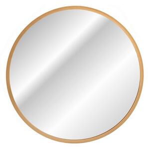 Comad Hestia zrkadlo 60x60 cm okrúhly s osvetlením zlatá LUSTROHESTIA60