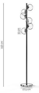 ONLI - Stojacia lampa KIMBERLY 6xG9/6W/230V lesklý chróm