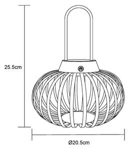 Globo 21035S - LED stmievateľná dotyková nabíjateľná stolná lampa ALLEGRA LED/1W/3,7V 1500 mAh
