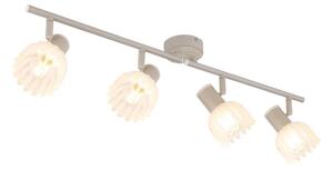 Globo 54317-4 - Bodové svietidlo PLANTA 4xE14/40W/230V