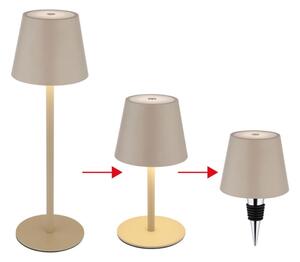 Globo 58488S - LED stmievateľná dotyková nabíjateľná vonkajšia lampa VANNIE 3W/5V IP54 1800 mAh
