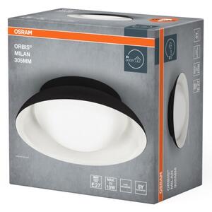 Osram - Stropné svietidlo ORBIS MILAN 2xE27/10W/230V priemer 30,5 cm čierne