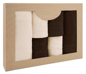 BAVLNENÉ UTERÁKY SOLANO SADA 2 KS 30X50 CM, 2 KS 50X90 CM, 2 KS 70X140 CM VIACFAREBNÁ