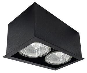 Brosline 1080 - Bodové svietidlo CAGE 2xGU10/10W/230V čierna