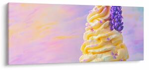 Obraz - Zmrzlina s levanduľou (120x50 cm)