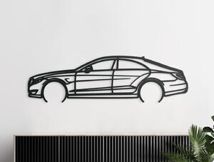 Drevko Drevená nálepka na stenu Mercedes CLS63 AMG