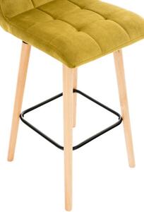 Barová stolička Isabelle žltá