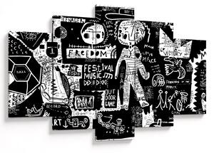 Obraz - Graffiti (150x105 cm)