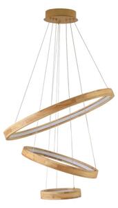 Brilagi - LED závesný luster na lane UMEA WOOD LED/45W/230V pr. 60 cm drevo