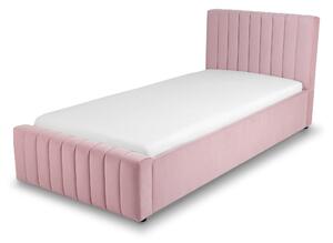 Čalúnená posteľ Lamea 90x200 - ružová