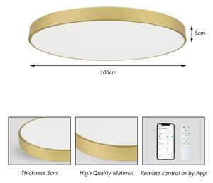 Brilagi - LED stmievateľné svietidlo POOL SMART LED/128W/230V 100 cm zlaté Wi-Fi Tuya+DO
