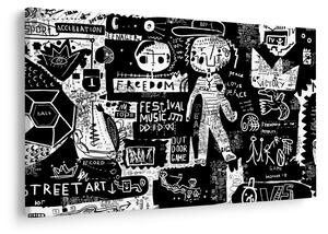 Obraz - Graffiti (90x60 cm)