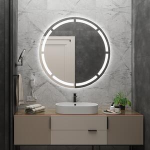 Okrúhle zrkadlo do kúpeľne s LED osvetlením C2