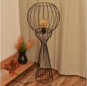 Stojaca lampa MERCURE 1xE27/15W/230V čierna