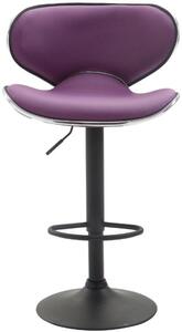 Barová stolička Alexandra fialová