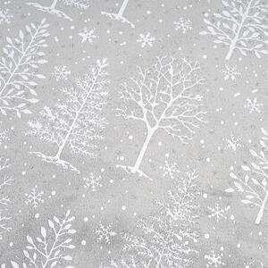 Dekoratívna podložka pod vianočný stromček Xmas Tree, 95 cm, sv. sivá