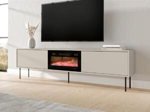 Mirjan24 TV skrinka/stolík s krbom Sarimzo 200 EF, Farby: kašmír 5903211538650