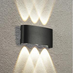 Brilagi - LED Vonkajšie nástenné svietidlo FLAREBOX LED/6W/230V čierna IP65