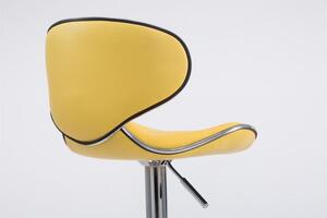 Barová stolička Claire žltá