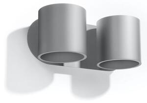 Nástenné bodové svietidlo ORBIS 2xG9/40W/230V šedá