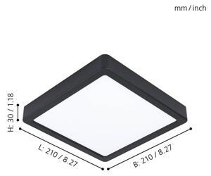 Eglo 99244 - LED stropné svietidlo FUEVA 5 LED/16,5W/230V