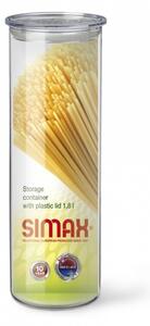 Simax 5132 sklenená dóza s plastovým viečkom, 1,8 l
