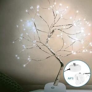 LED svetelný dekoratívny stromček studená biela, 45 cm (AS-367893)
