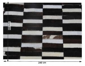 TEMPO Luxusný koberec, pravá koža, KOŽA TYP 6 Rozmer: 120x180 cm