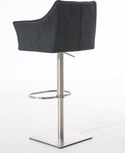 Fialová tmavosivá barová stolička