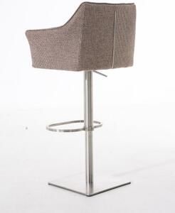 Fialová terra hnedá barová stolička