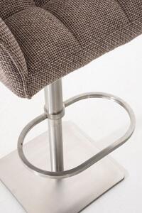 Fialová terra hnedá barová stolička