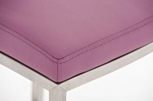Barová stolička Zander fialová