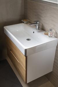 Sapho, Kúpeľňový set MEDIENA 80, biela matná/dub natural, KSET-045