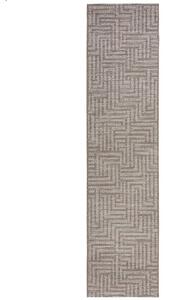 Flair Rugs koberce AKCIA: 60x230 cm Kusový koberec Lipari Salerno Grey – na von aj na doma - 60x230 cm
