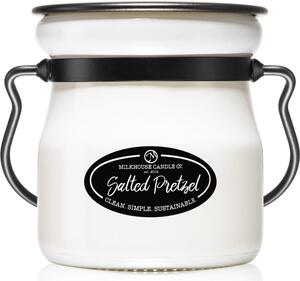 Milkhouse Candle Co. Creamery Salted Pretzel vonná sviečka Cream Jar 142 g