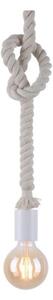 Leuchten Direkt 13572-16 - Luster na lanku DIY 1xE27/10W/230V biela