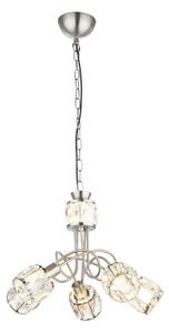 Globo 54356-5H - LED Luster na reťazi KRIS 5xE14/40W/230V + LED/5W