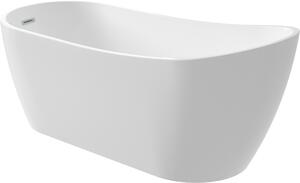 Deante Arnika voľne stojaca vaňa 150x72 cm oválne biela KDA015W