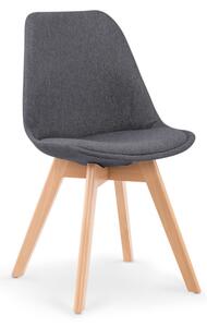 Jedálenská stolička SIMBA, 48x83x54, tmavo zelená/buk