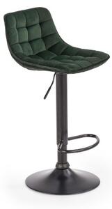 Barová stolička KARI, 43x84-106x44, zelená