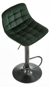 Barová stolička KARI, 43x84-106x35, čierna