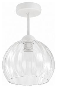 BRILAGI - LED Prisadený luster RETRO GLASS 1xE27/60W/230V pr. 25 cm biela/číra
