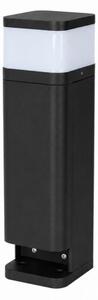 BRILAGI - Vonkajšia lampa s 2 zásuvkami SCHUKO PILLAR 1xG9/11W/230V IP44 čierna