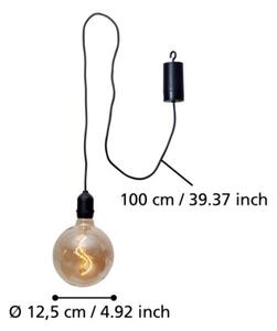 Eglo 900211 - LED Vonkajšie závesné svietidlo VIGNANELLO LED/0,06W/6V IP44 béžová