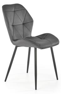 Jedálenská stolička ELITA, 48x86x53, sivá