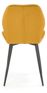 Jedálenská stolička ELITA, 48x86x53, žltá