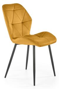 Jedálenská stolička ELITA, 48x86x53, žltá