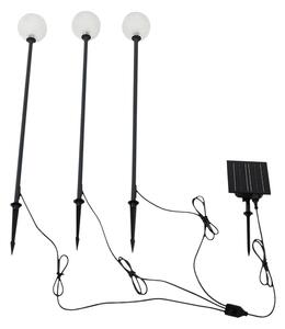 Lindby - Brindley Lampa so solárnym článkom w/Pozemný hrot 3 pcs. Čierna
