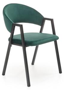 Jedálenská stolička CHAOS, 54x82x58, zelená